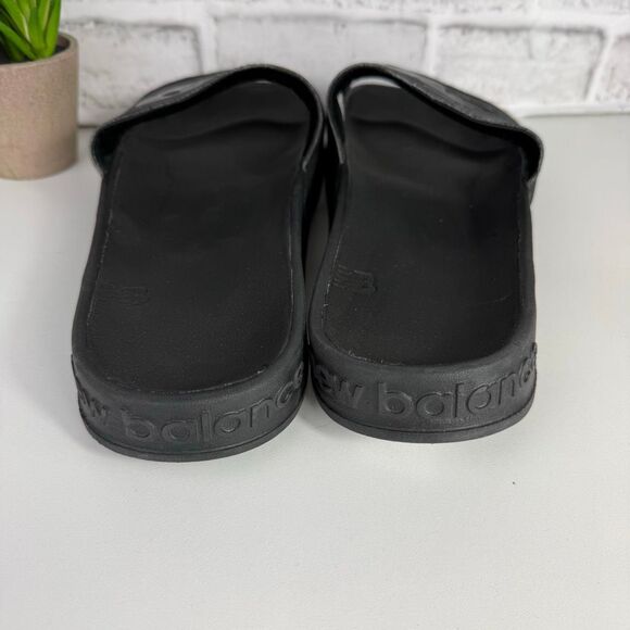 New Balance Slides Black Men's Size 12 - Picture 4 of 6